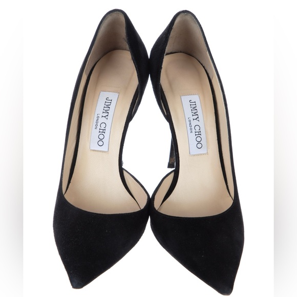 Jimmy Choo Black Suede D´Orsay